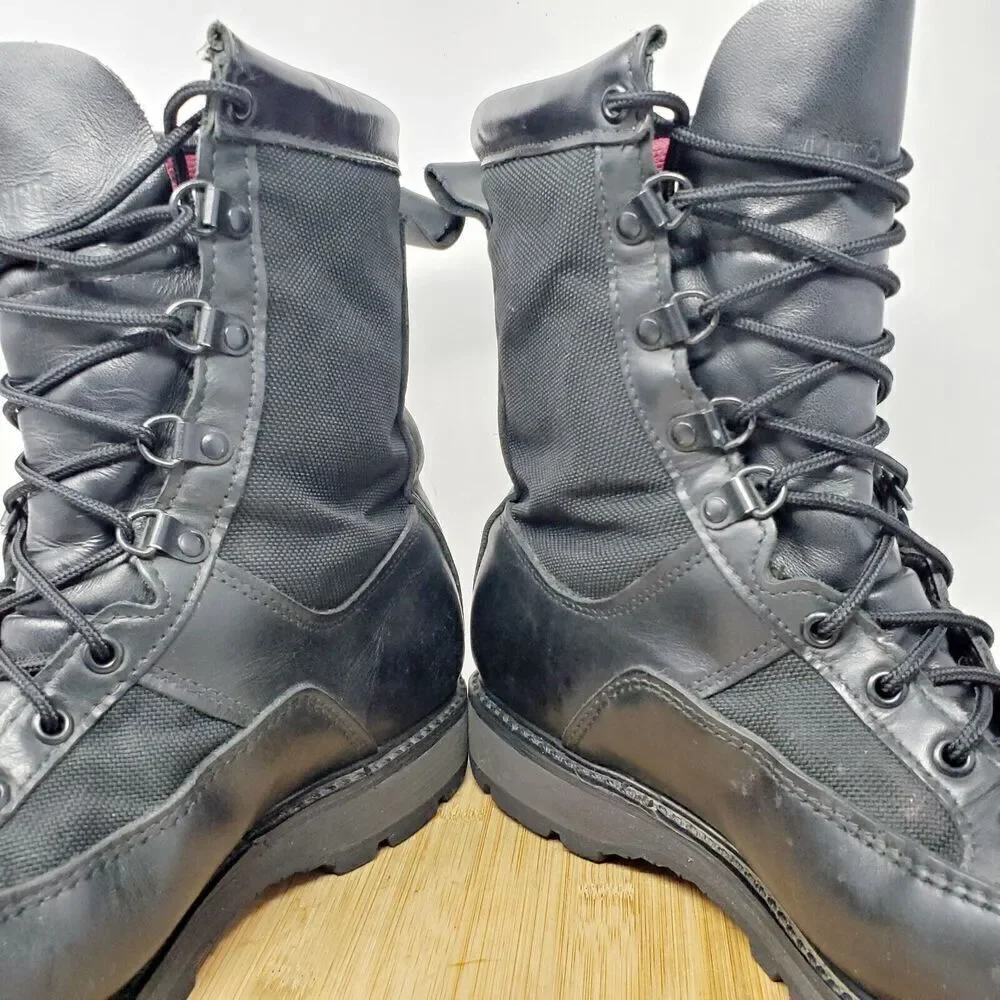Matterhorn Boots Mens 9 Black Military Tactical Combat Shoe Vibram Insulated USA